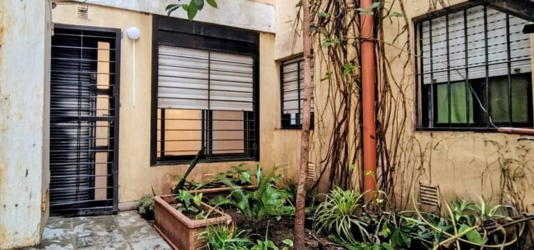 Dto. céntrico de pasillo de dos dormitorios con patio